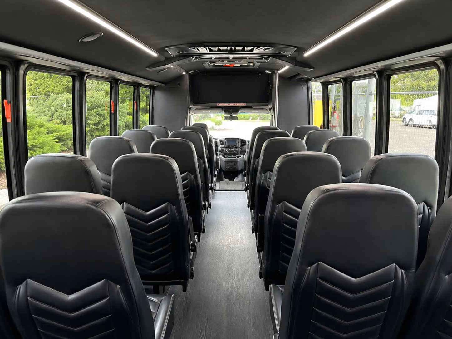 15 passenger minibus inside
