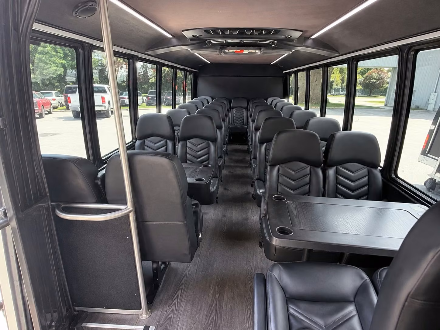 18 passenger minibus inside