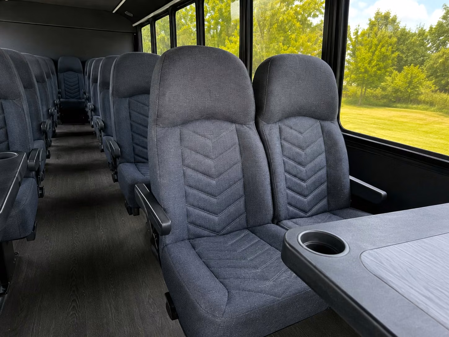 20 passenger minibus interior