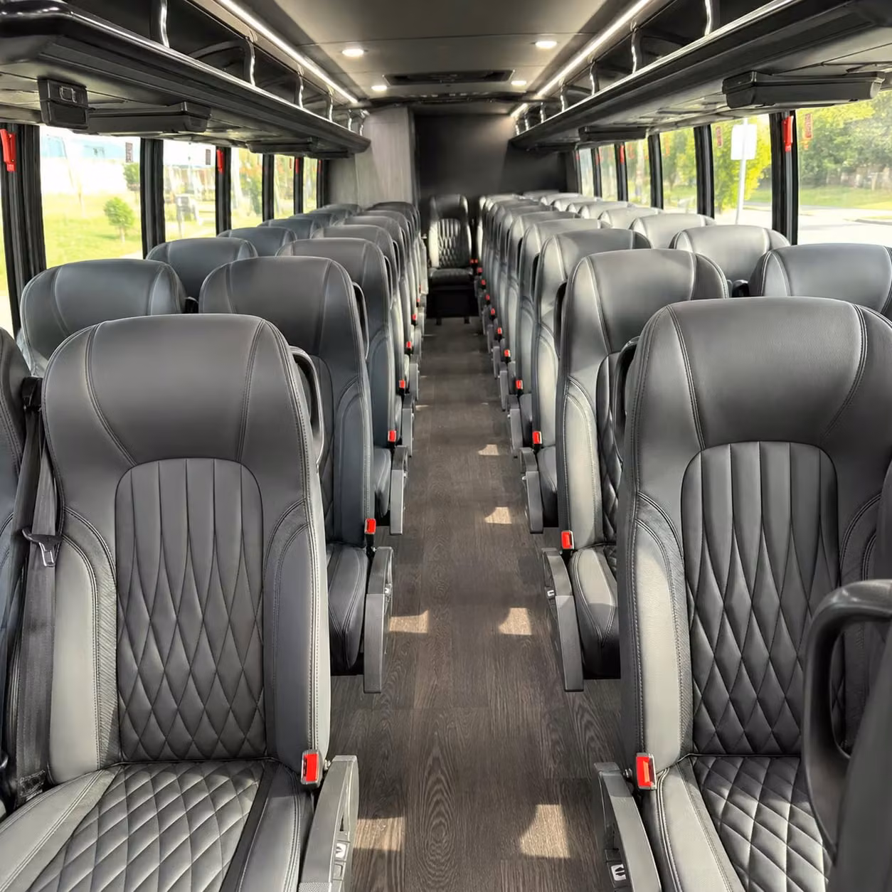 28 passenger minibus inside