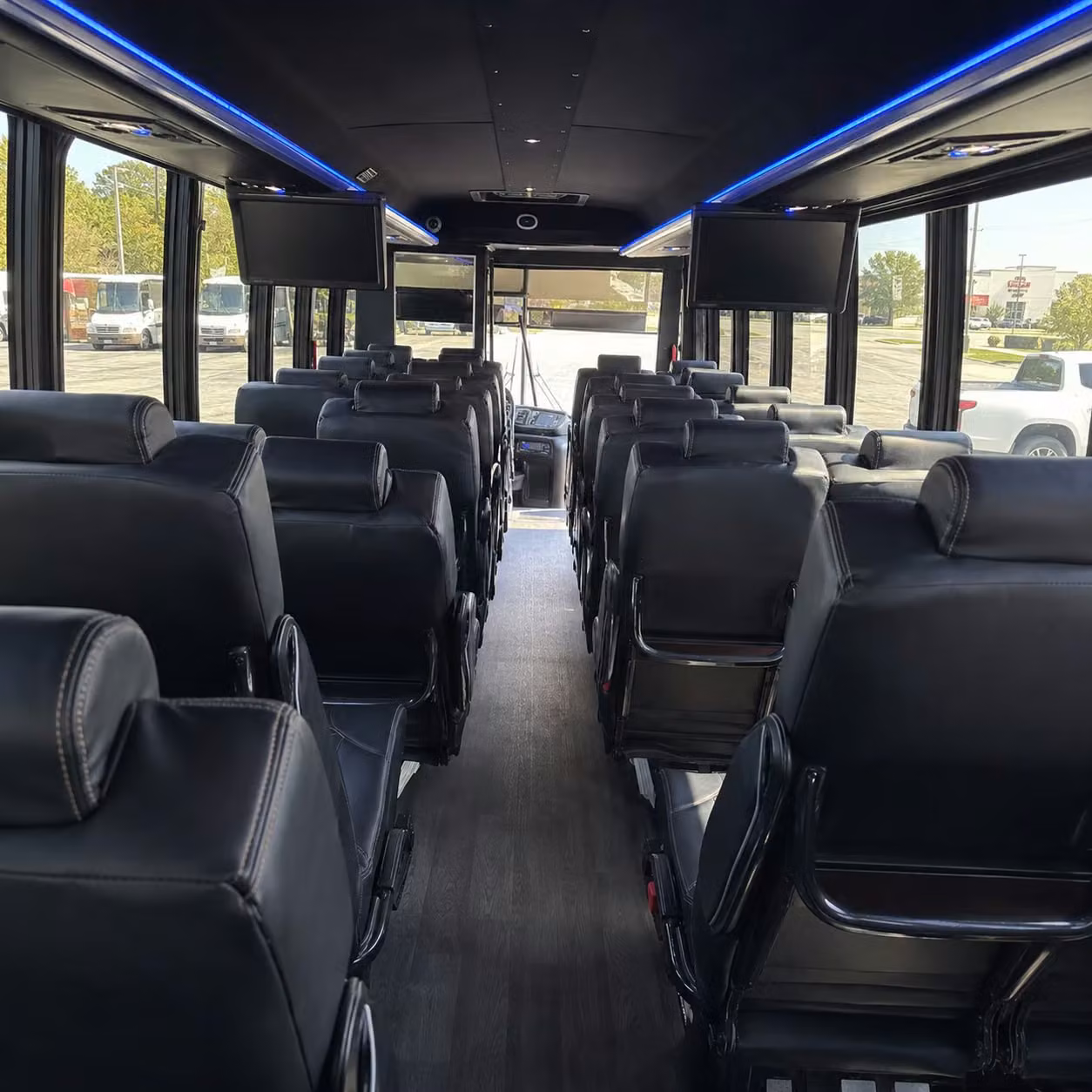 30 passenger minibus inside