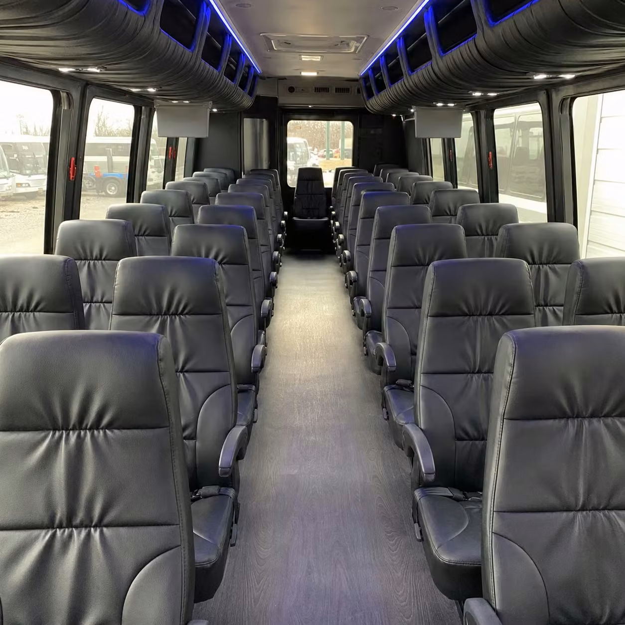 35 passenger minibus inside