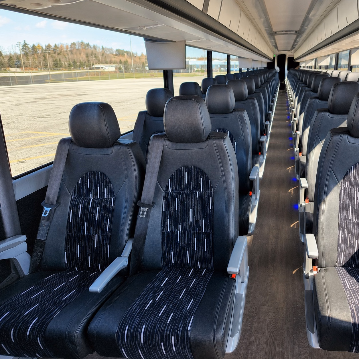 oxnard charter bus interior