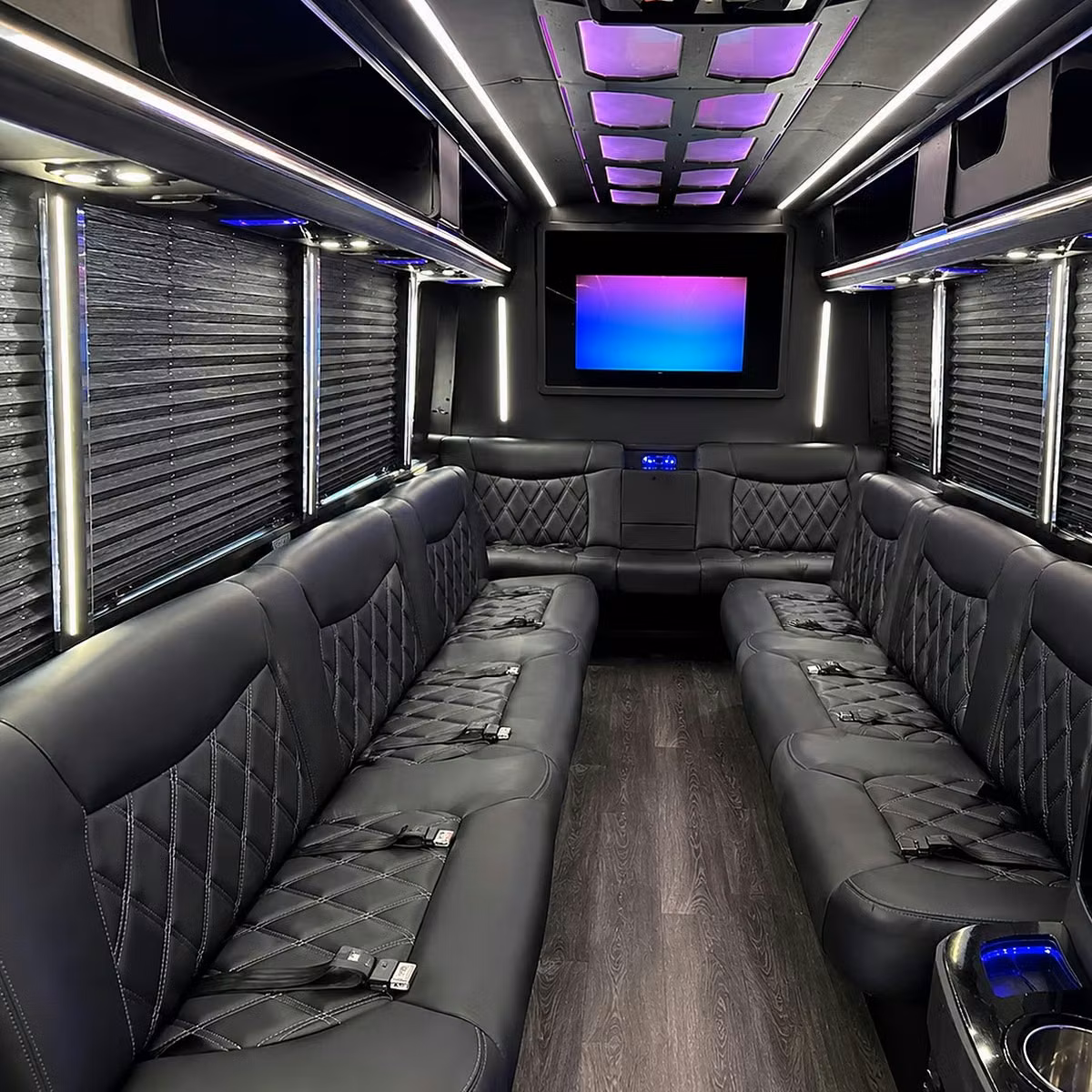 party bus interior