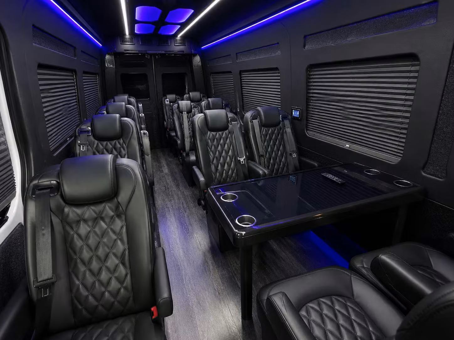 sprinter van with driver inside
