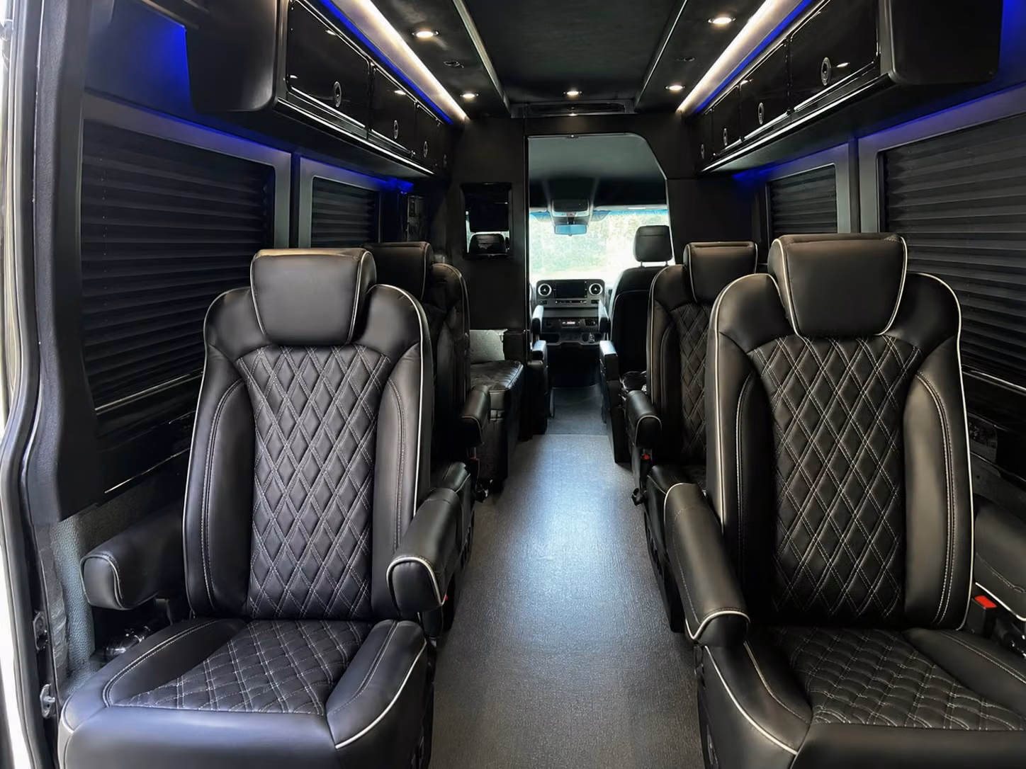 sprinter van with driver interior